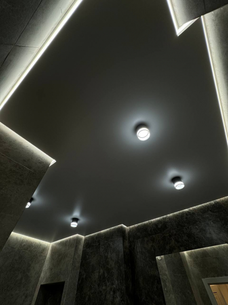 Парящий натяжной потолок